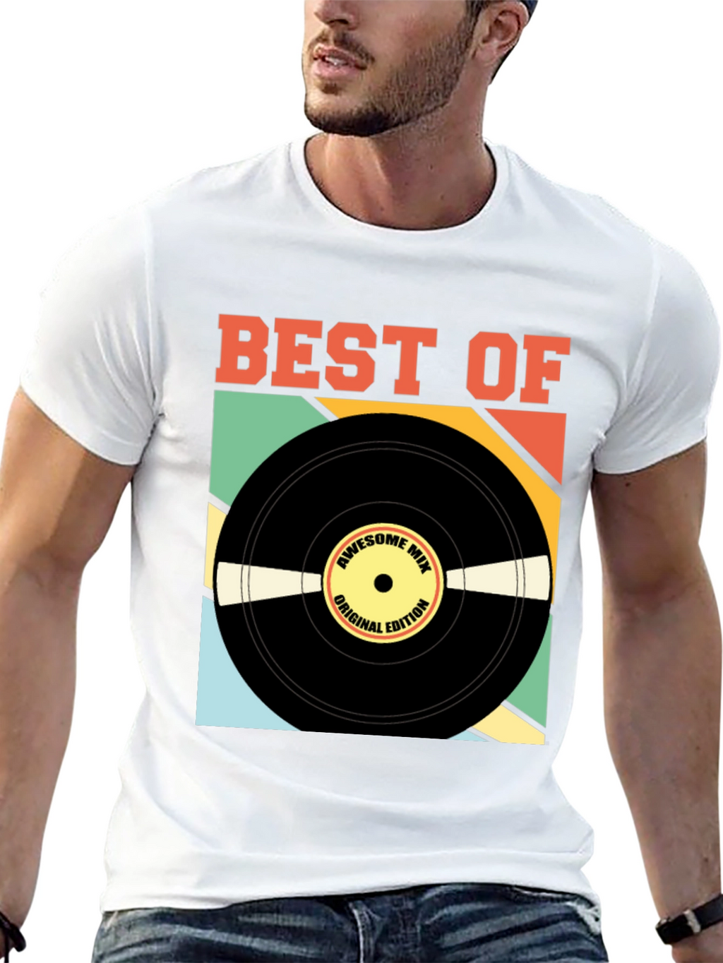 Best Of Retro Vinyl Record T-Shirt