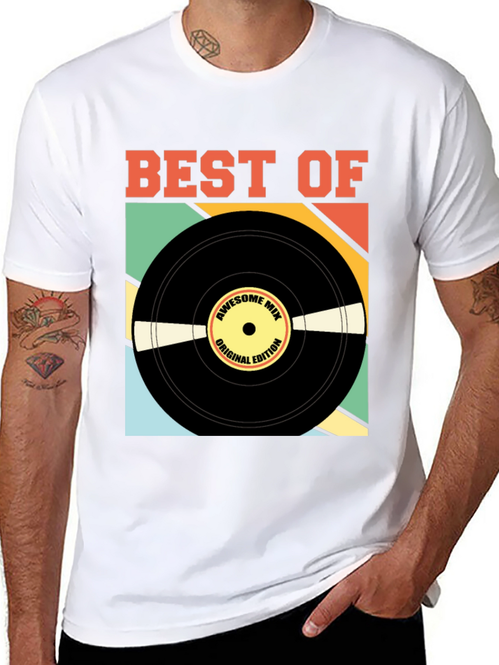 Best Of Retro Vinyl Record T-Shirt