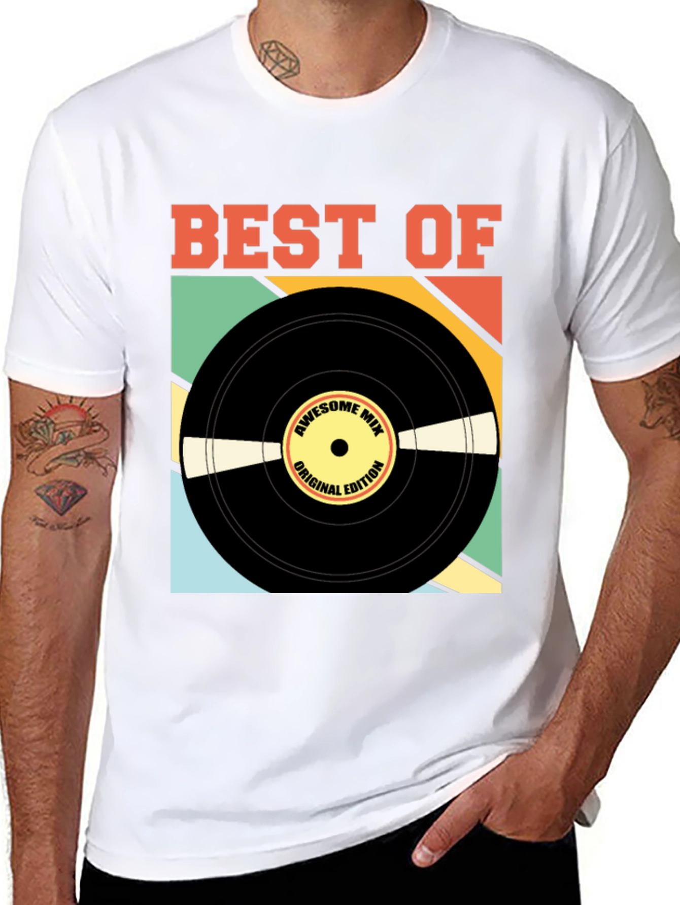 Best Of Retro Vinyl Record T-Shirt