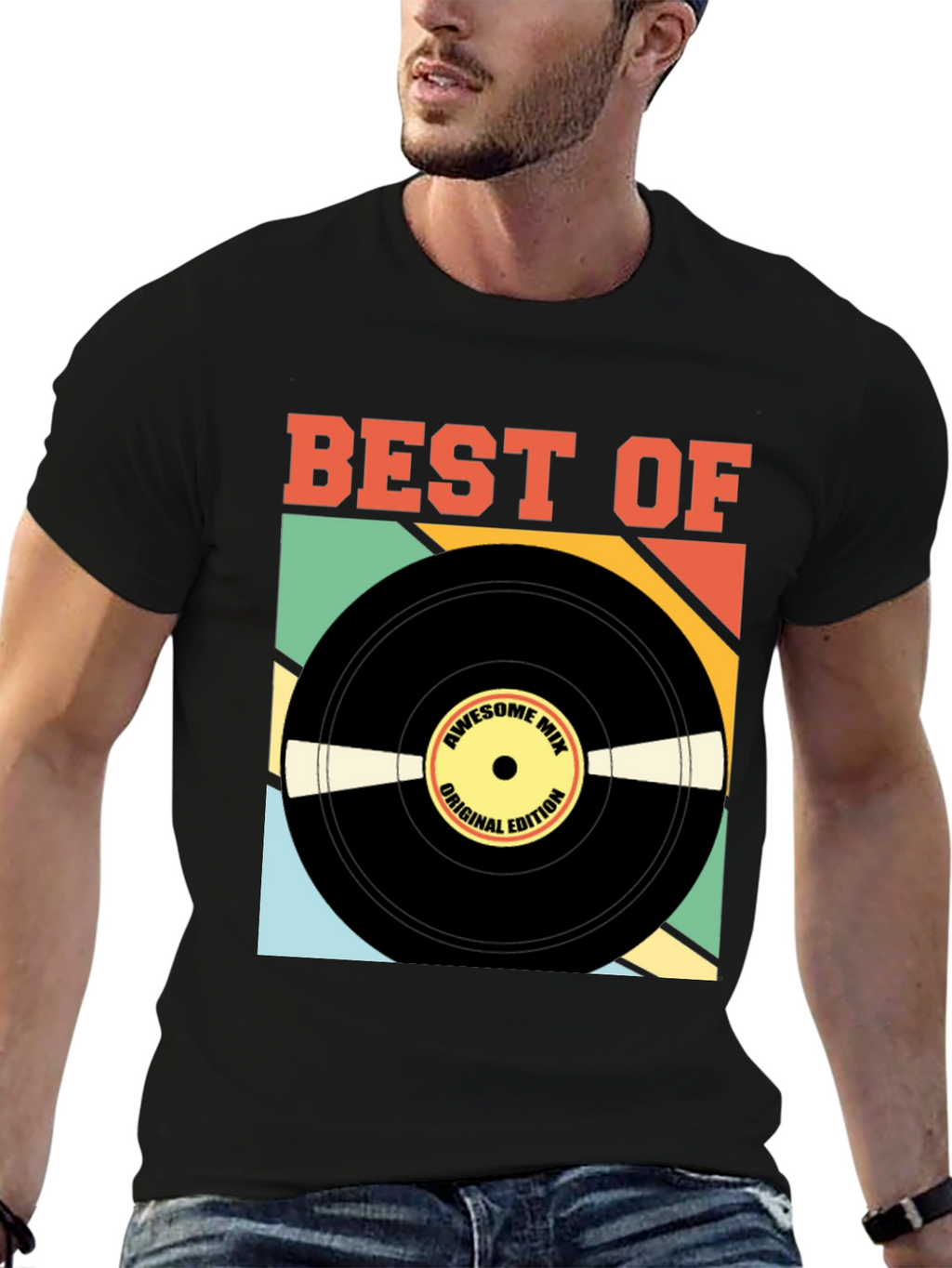 Best Of Retro Vinyl Record T-Shirt