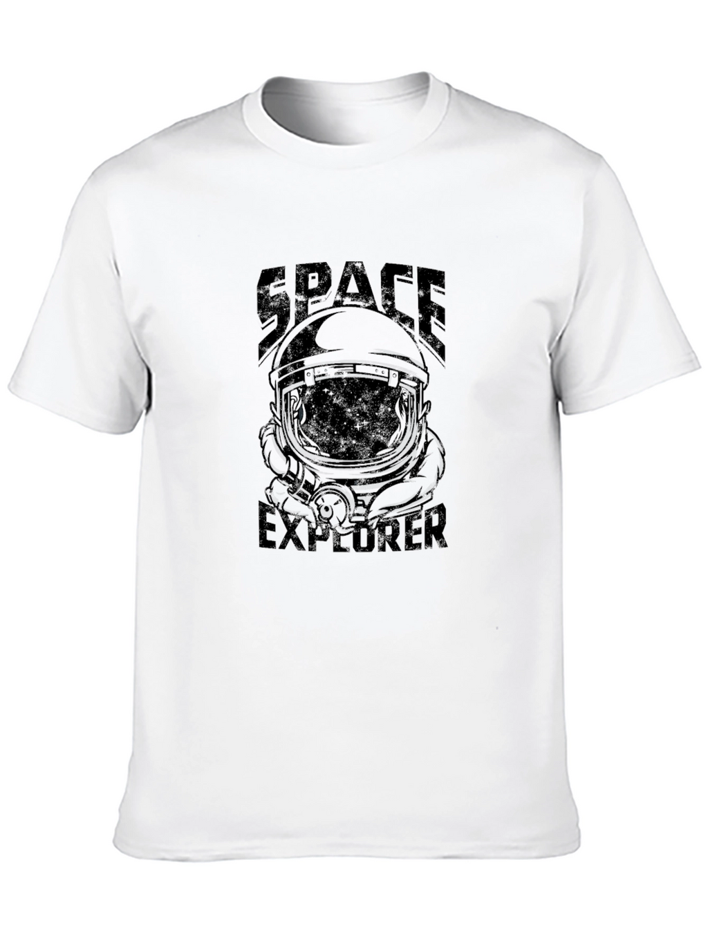 Space Explorer Black T-Shirt