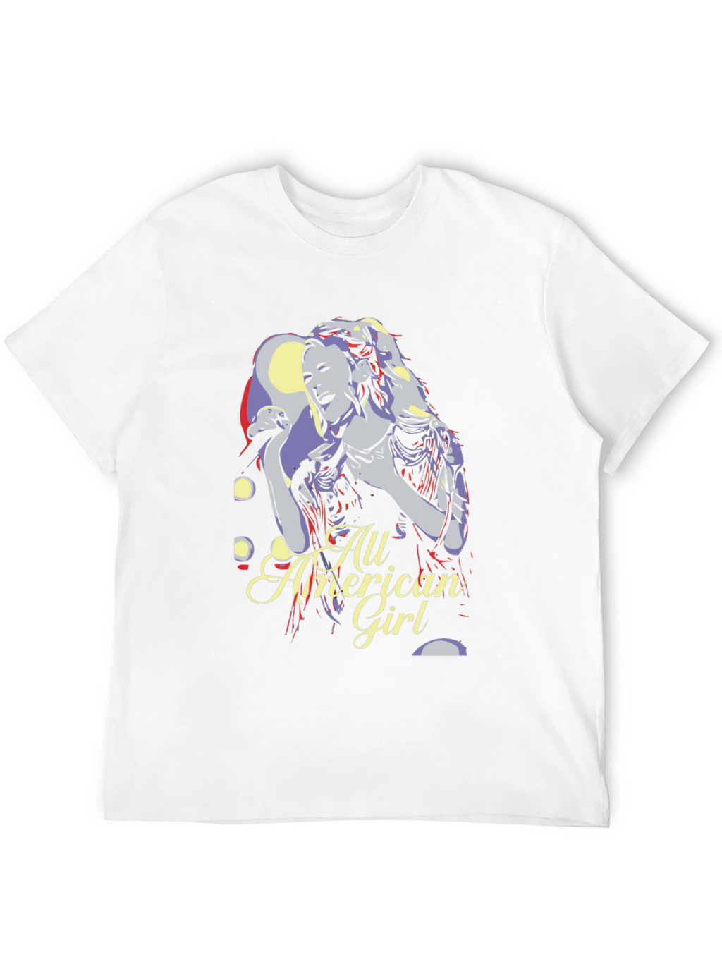 All American Girl Graphic Tee - Black
