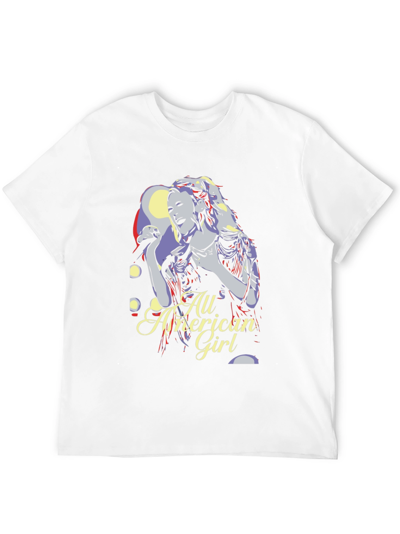 All American Girl Graphic Tee - Black