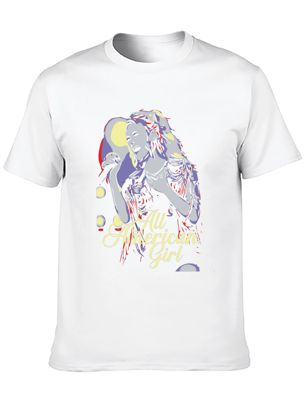 All American Girl Graphic Tee - Black