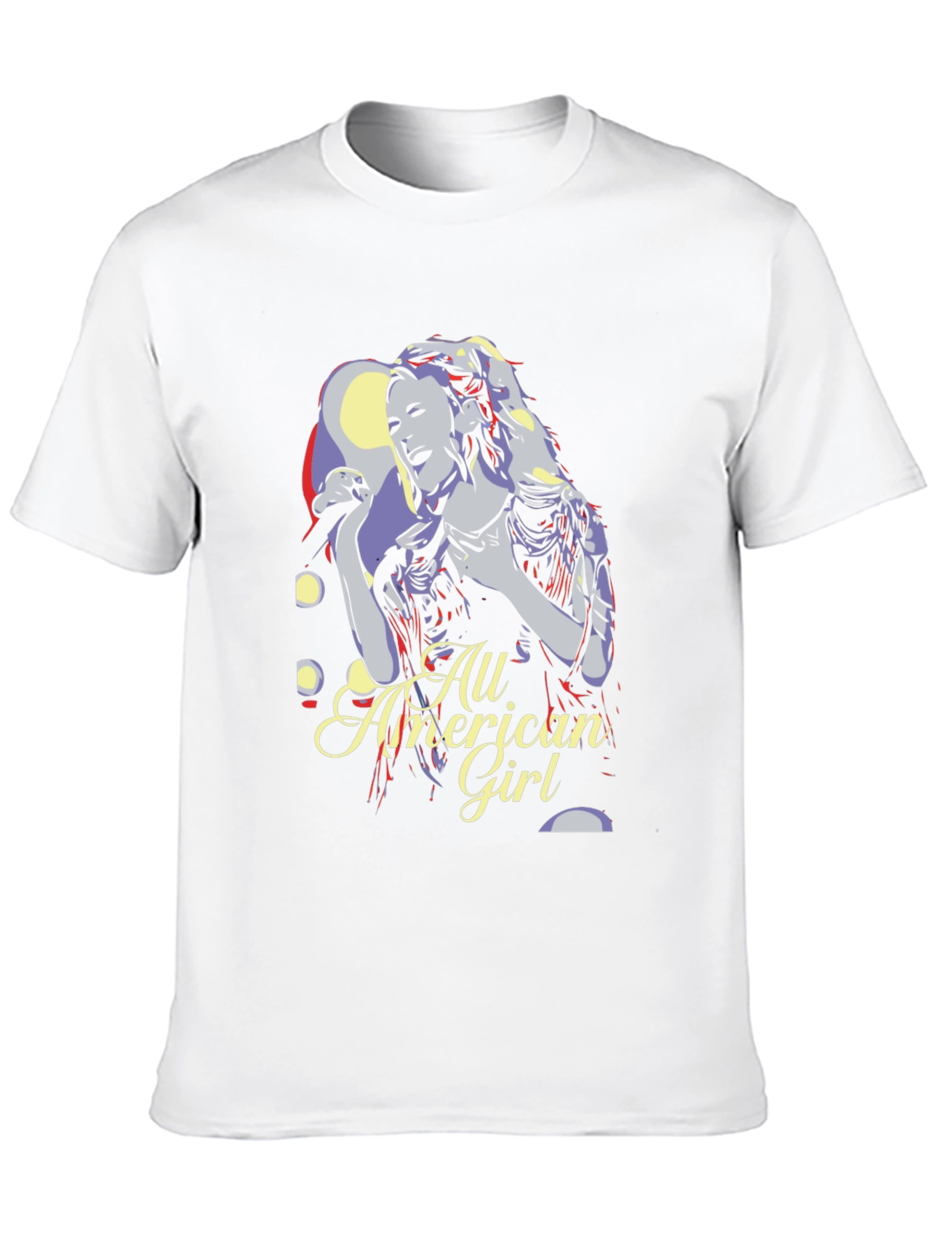 All American Girl Graphic Tee - Black