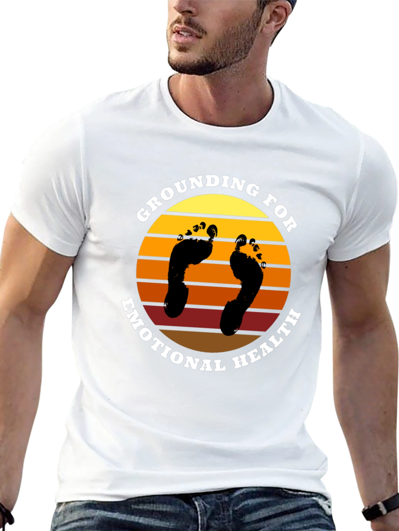 Grounding for Emotional Health Graphic T-Shirt
