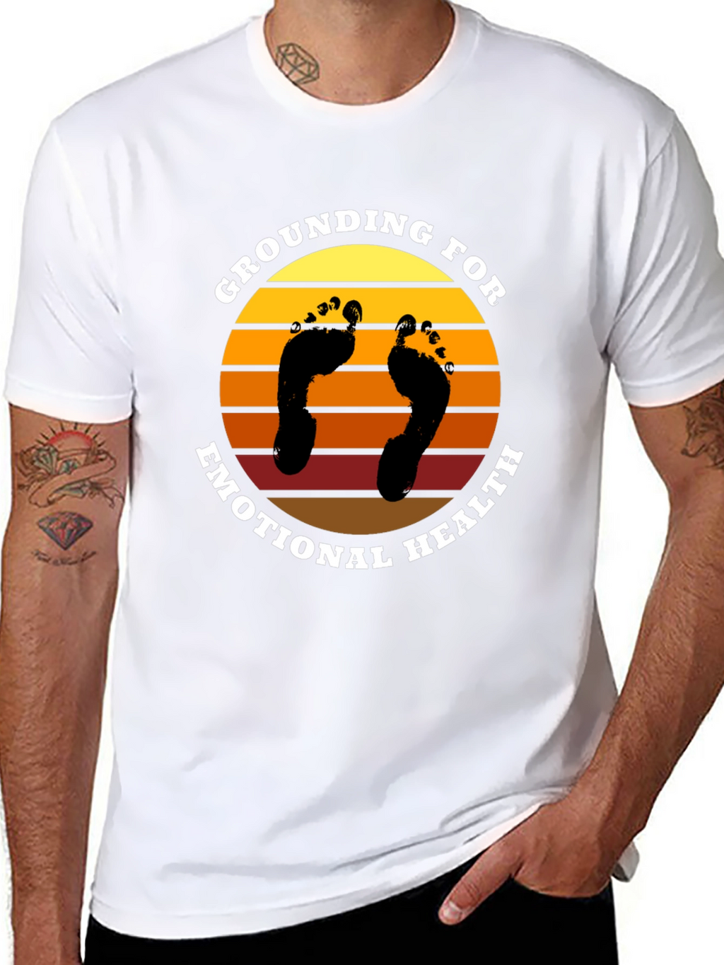 Grounding for Emotional Health Graphic T-Shirt