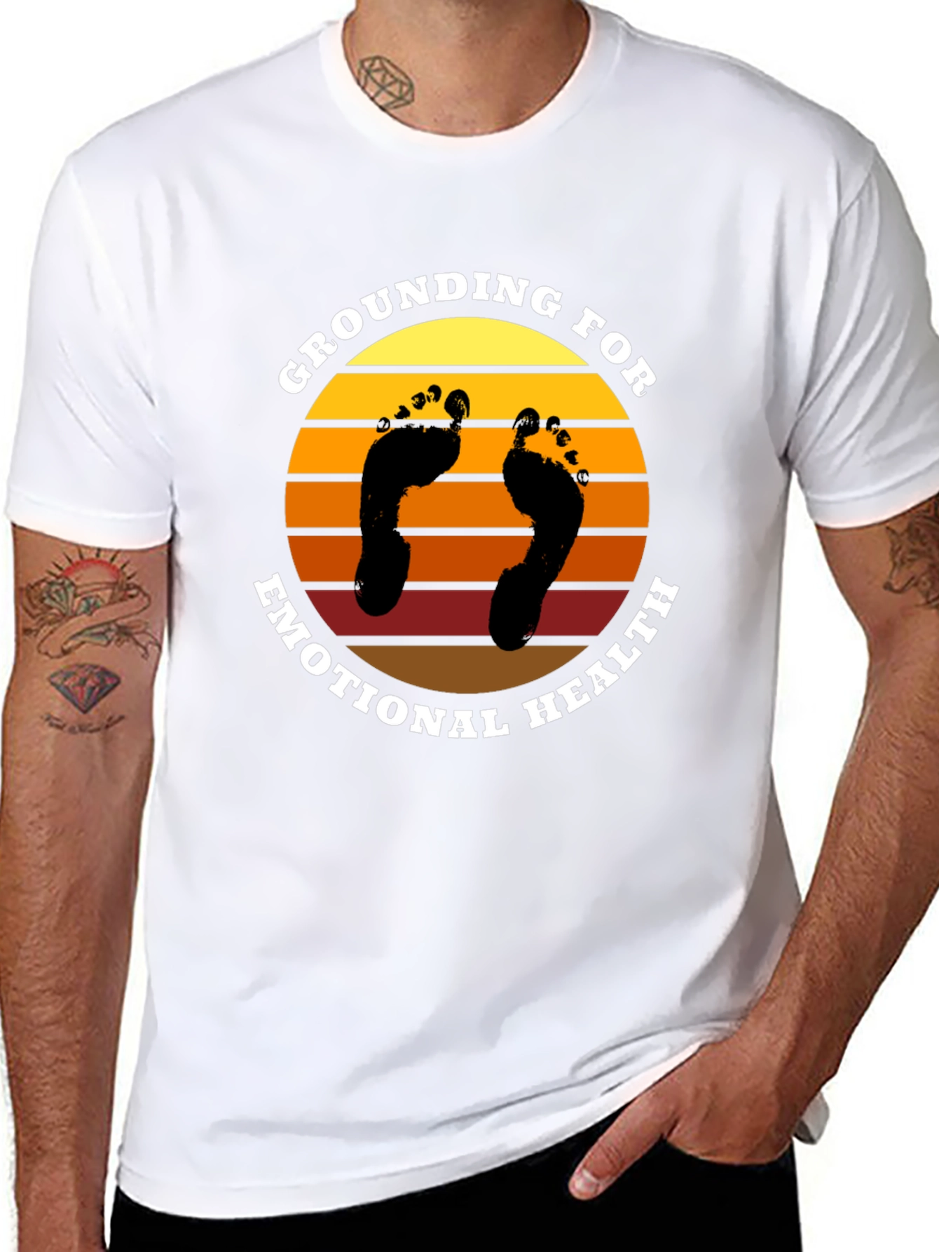 Grounding for Emotional Health Graphic T-Shirt