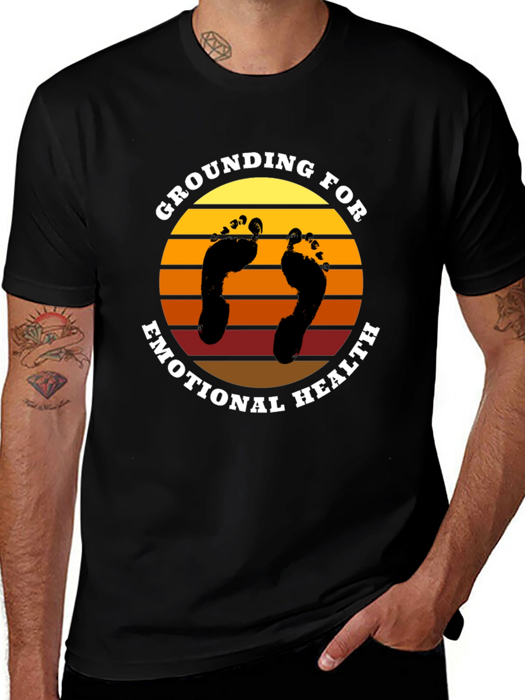 Grounding for Emotional Health Graphic T-Shirt