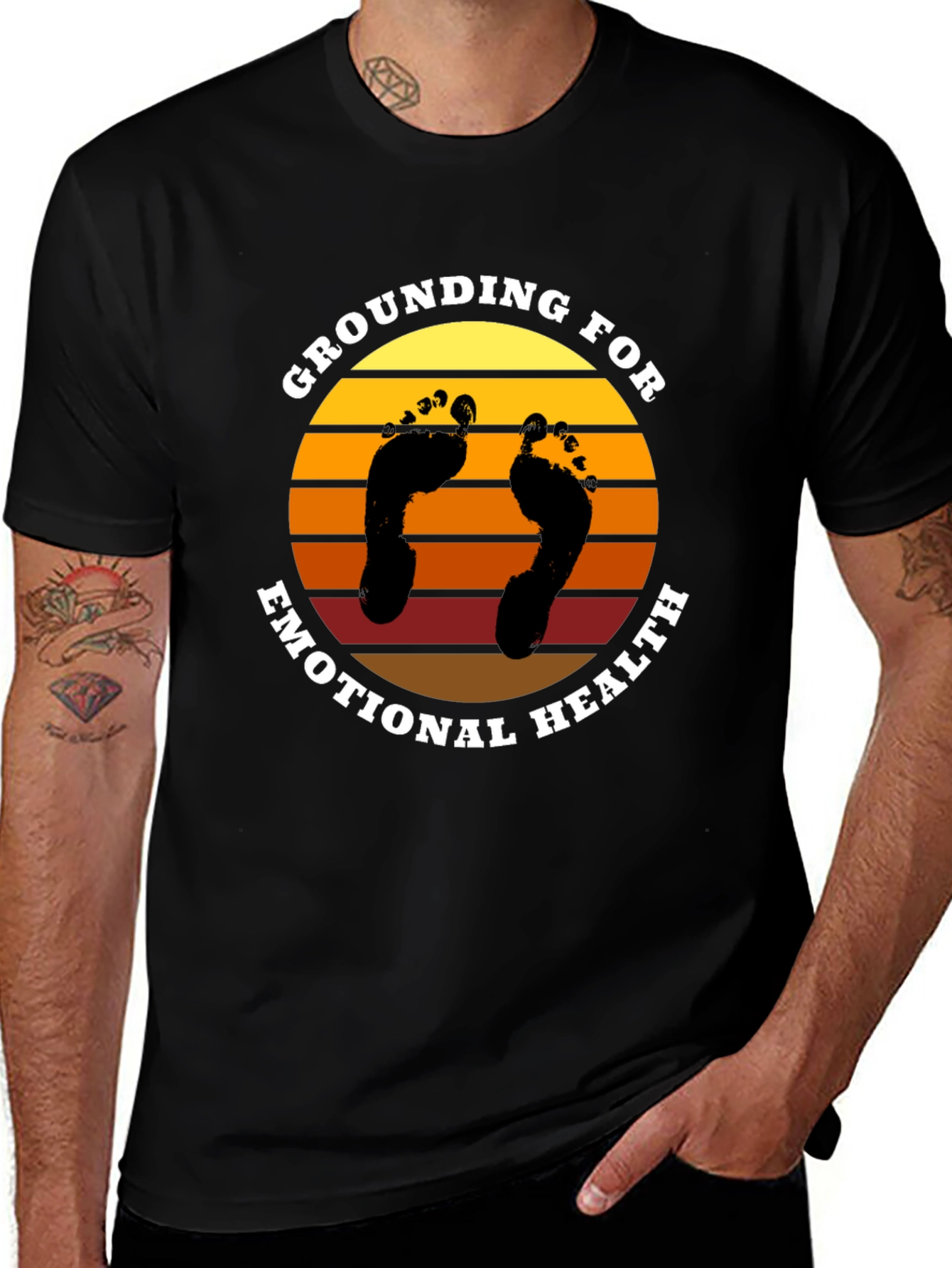 Grounding for Emotional Health Graphic T-Shirt