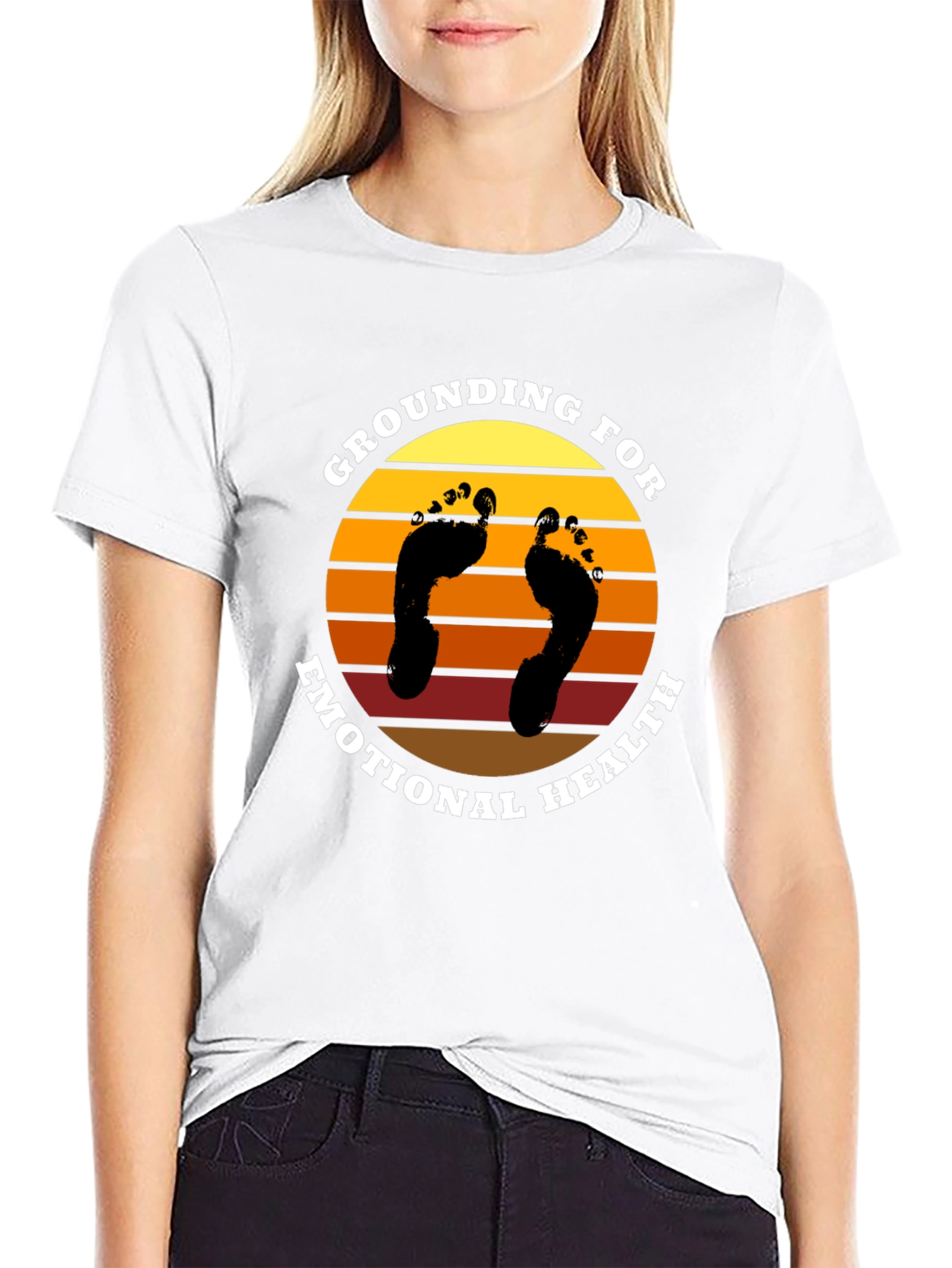 Grounding for Emotional Health Graphic T-Shirt