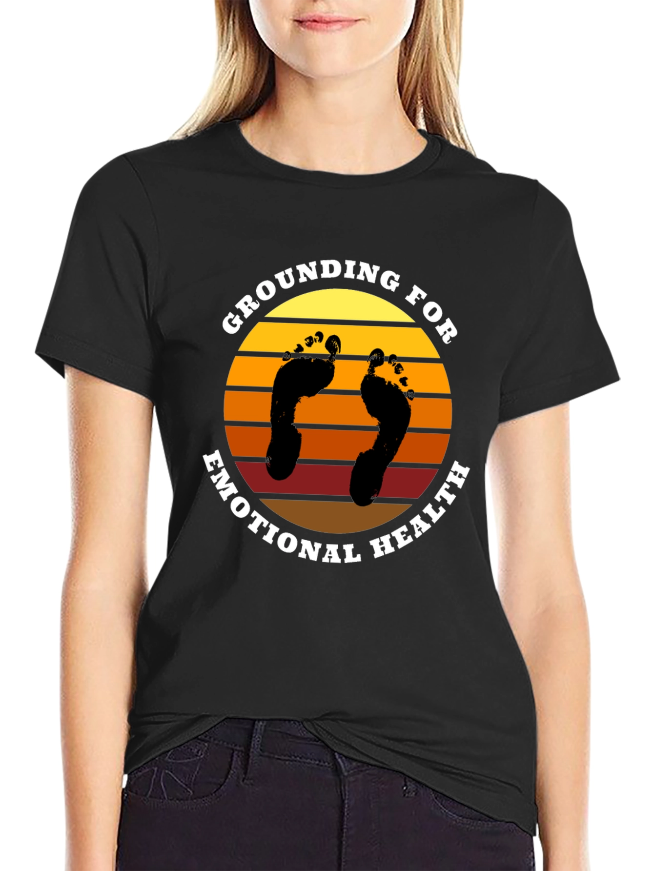 Grounding for Emotional Health Graphic T-Shirt