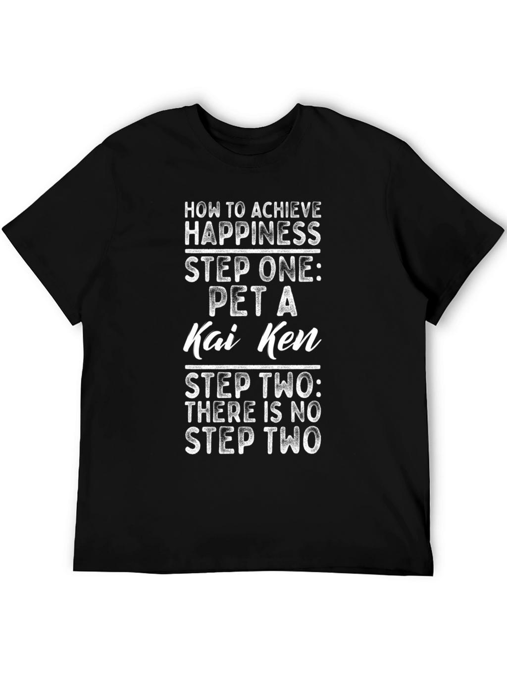 Pet a Kai Ken T-Shirt - Happiness Achieved!