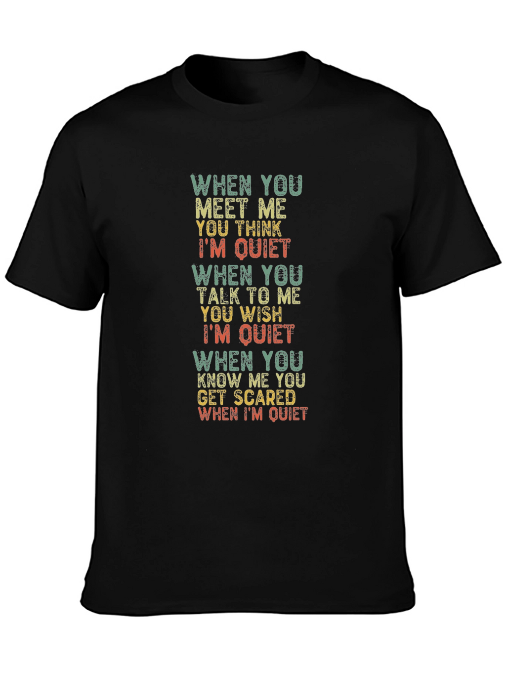 Sarcastic Quiet Funny T-Shirt
