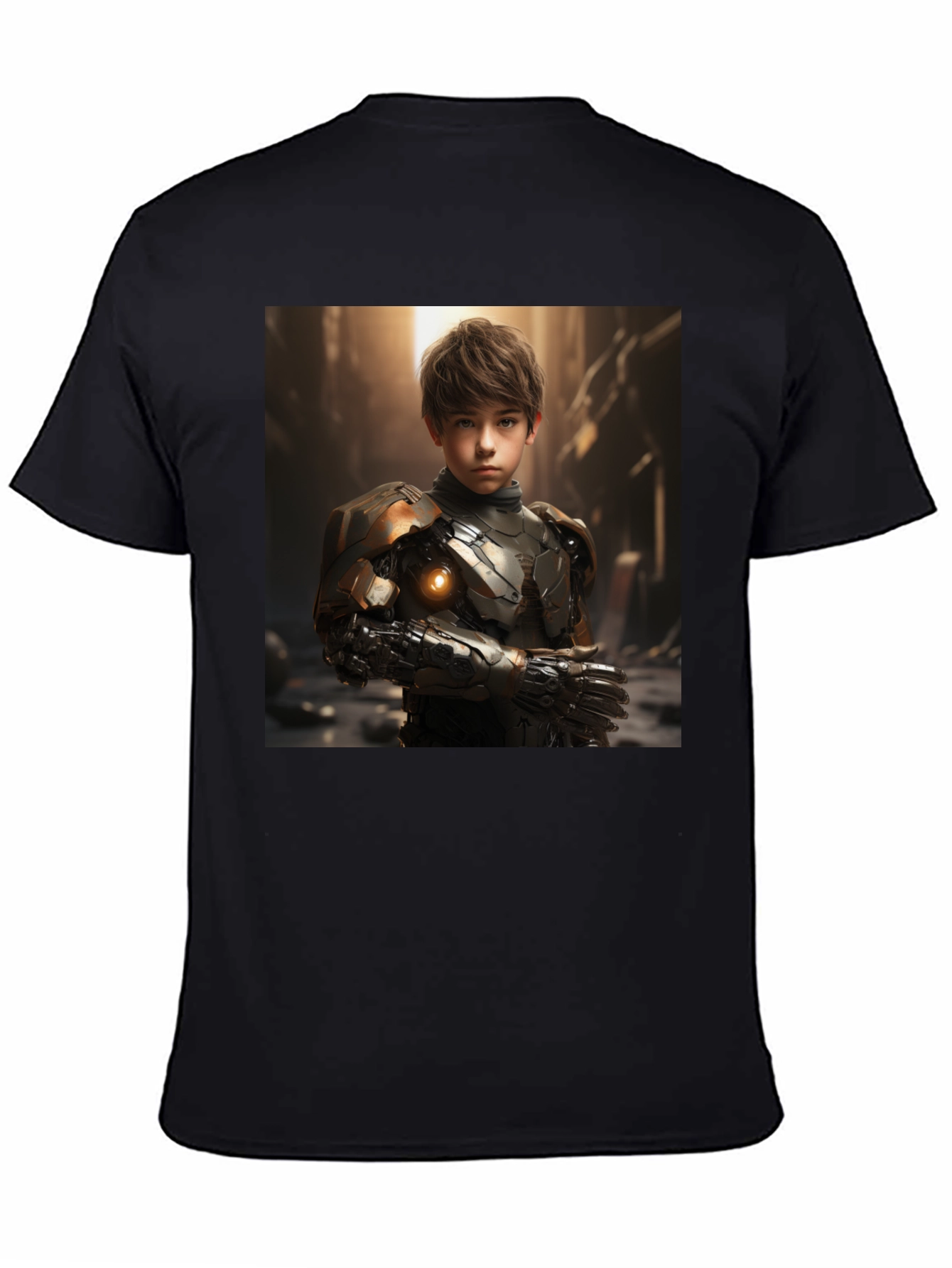 Cyberpunk Boy T-Shirt - Sci-Fi Futuristic Style