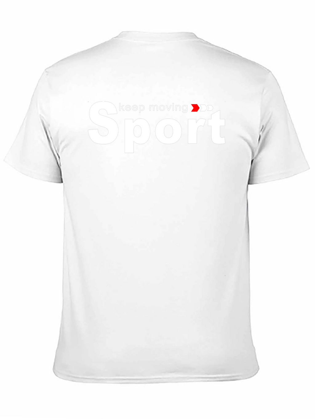 Sport Keep Moving Graphic Black T-Shirt