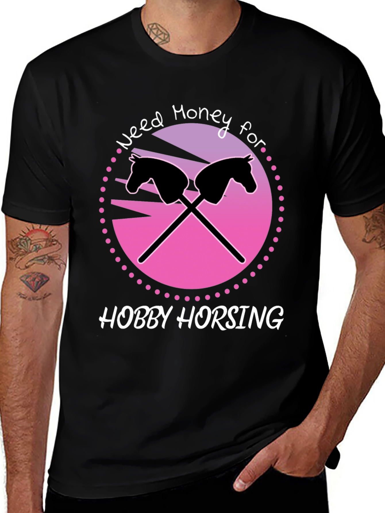Hobby Horsing Graphic T-Shirt
