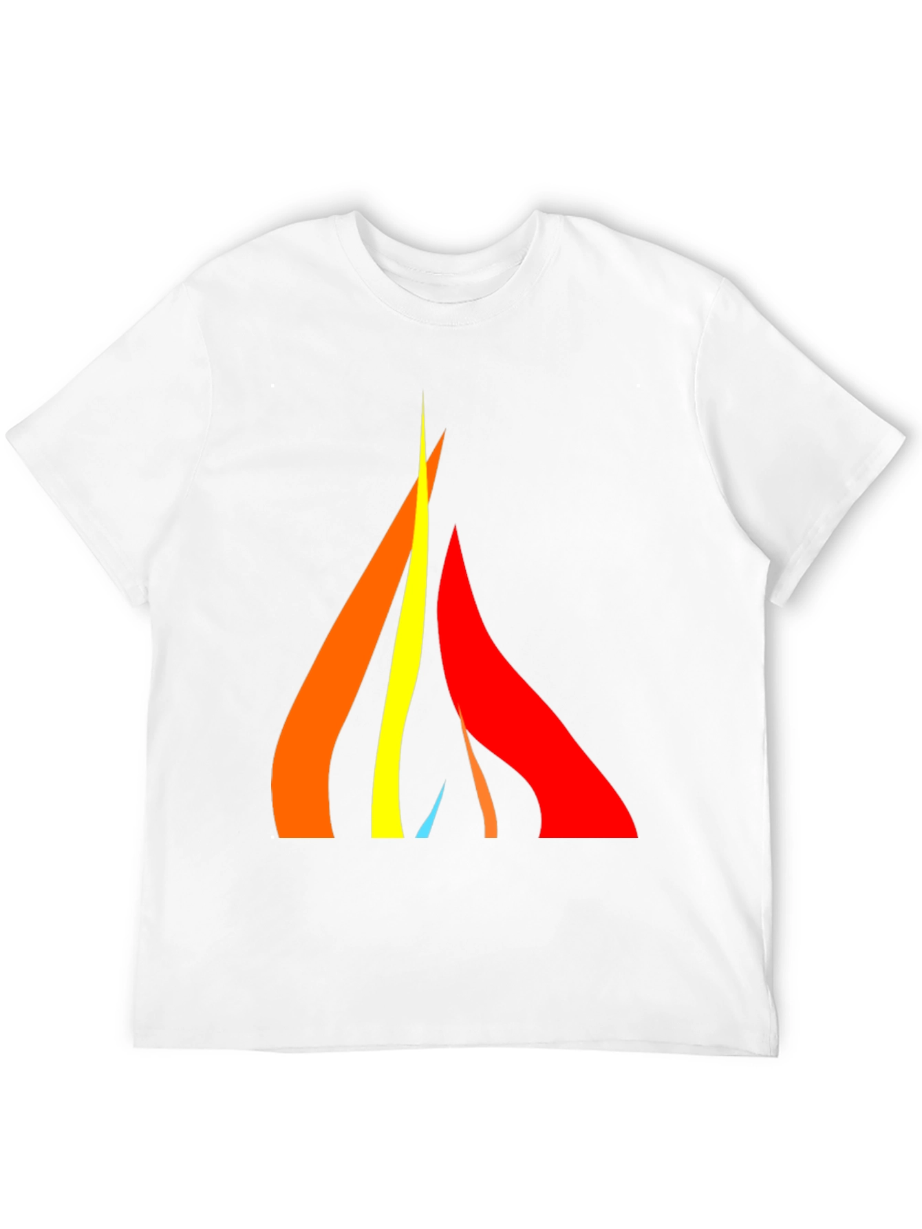 Modern Abstract Graphic Tee - Black