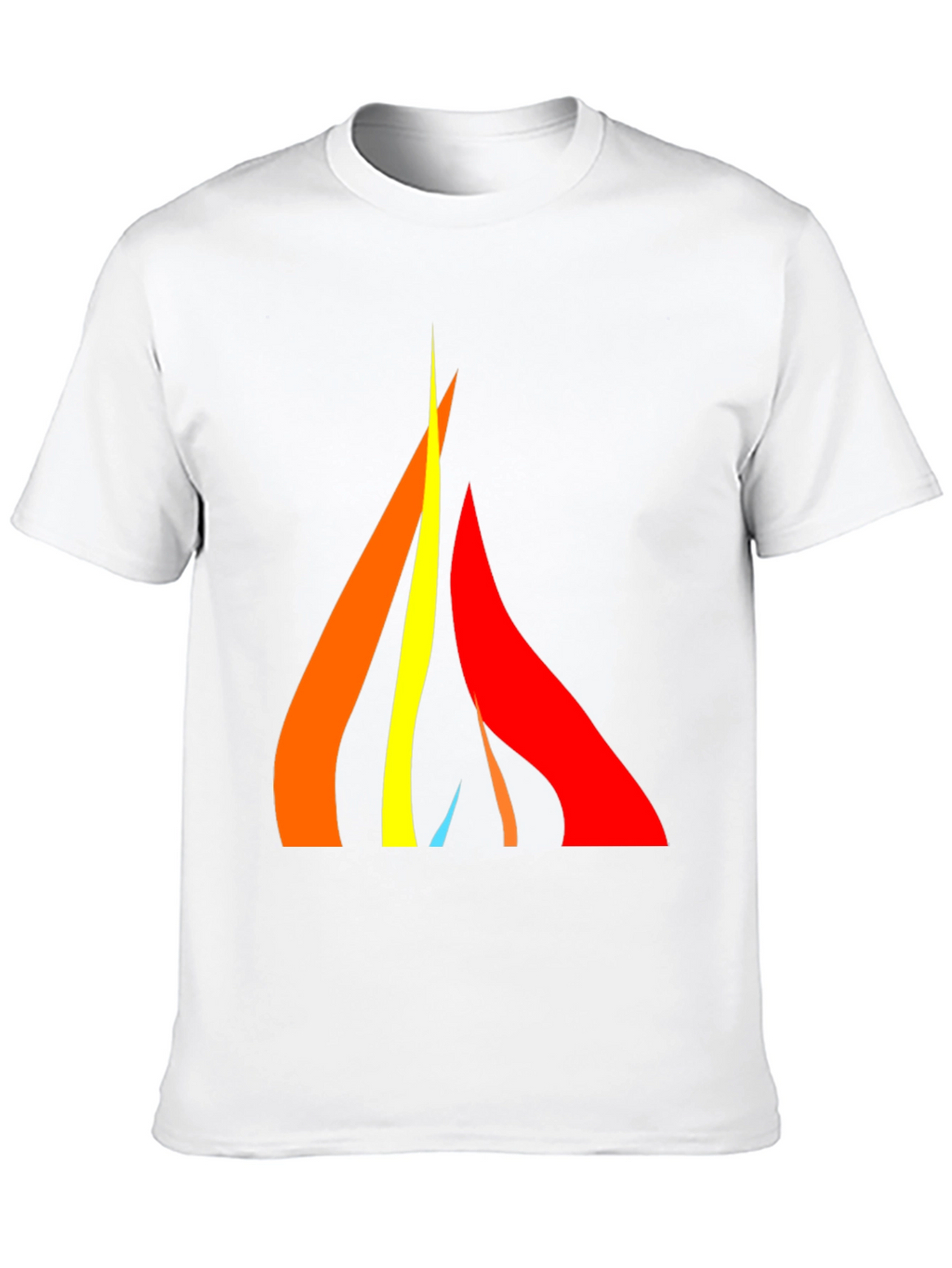 Modern Abstract Graphic Tee - Black