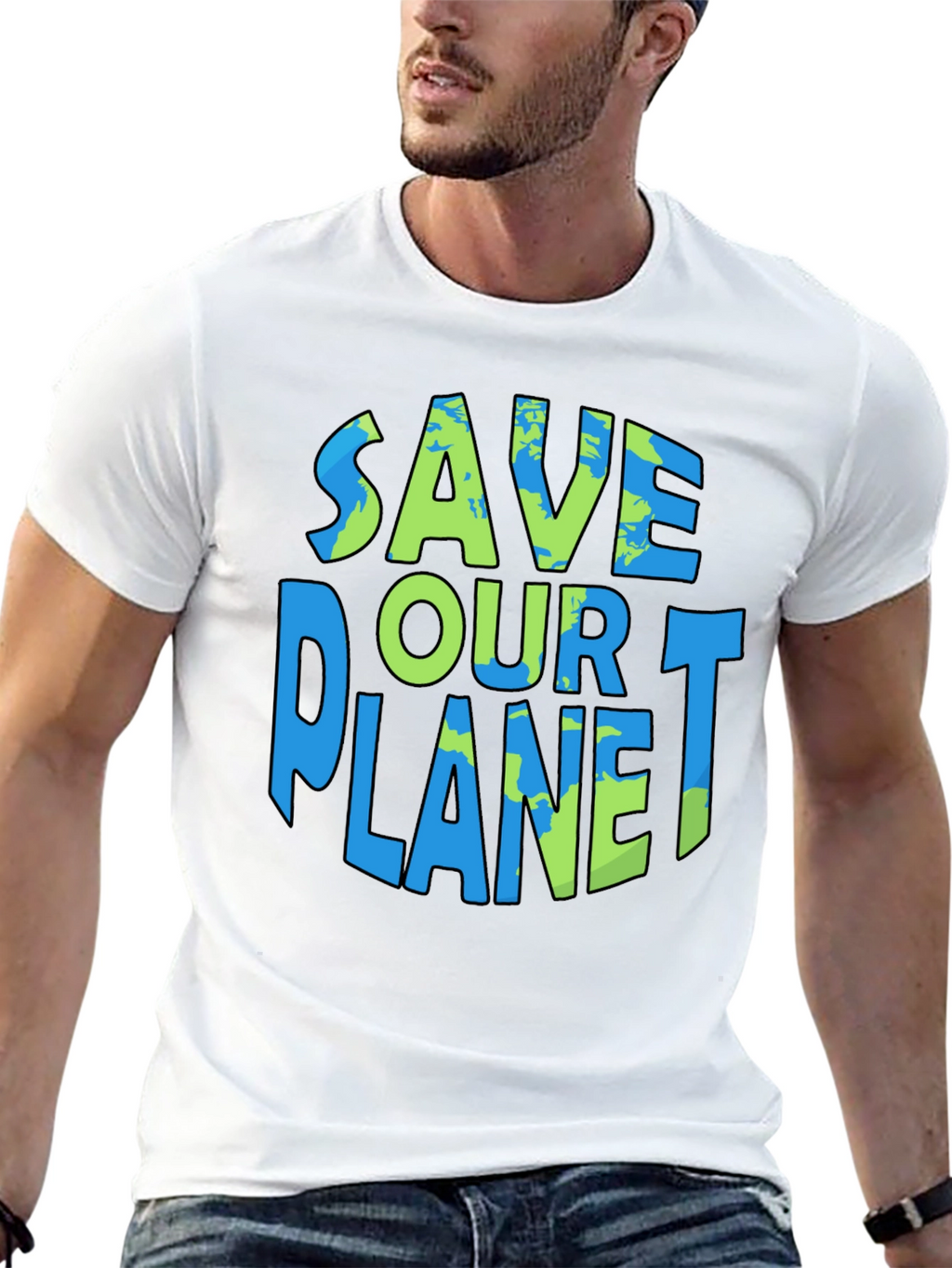 Save Our Planet Graphic T-Shirt
