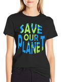 Save Our Planet Graphic T-Shirt