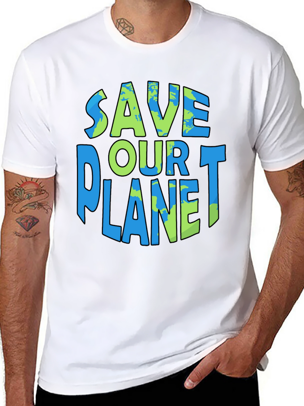 Save Our Planet Graphic T-Shirt