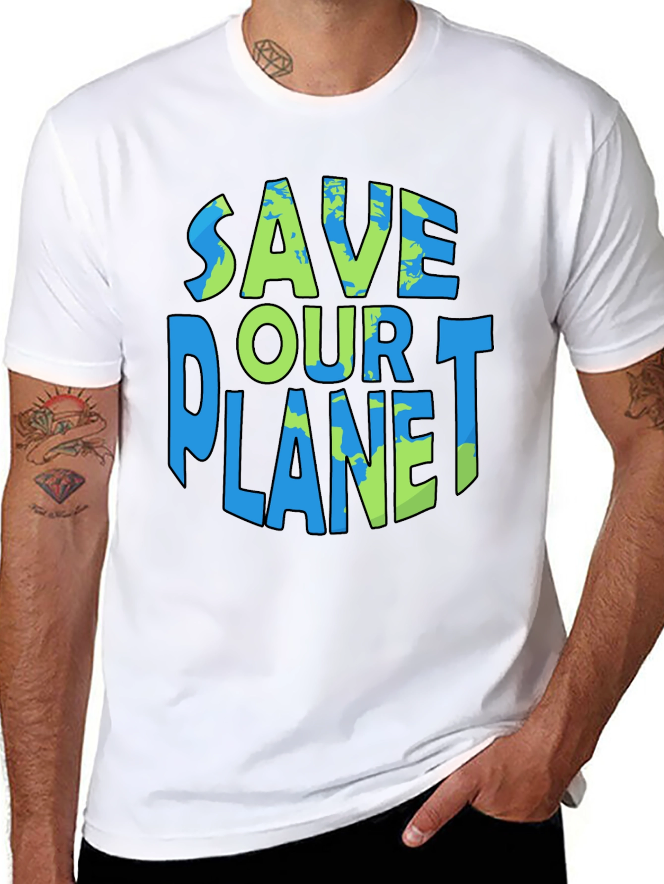 Save Our Planet Graphic T-Shirt