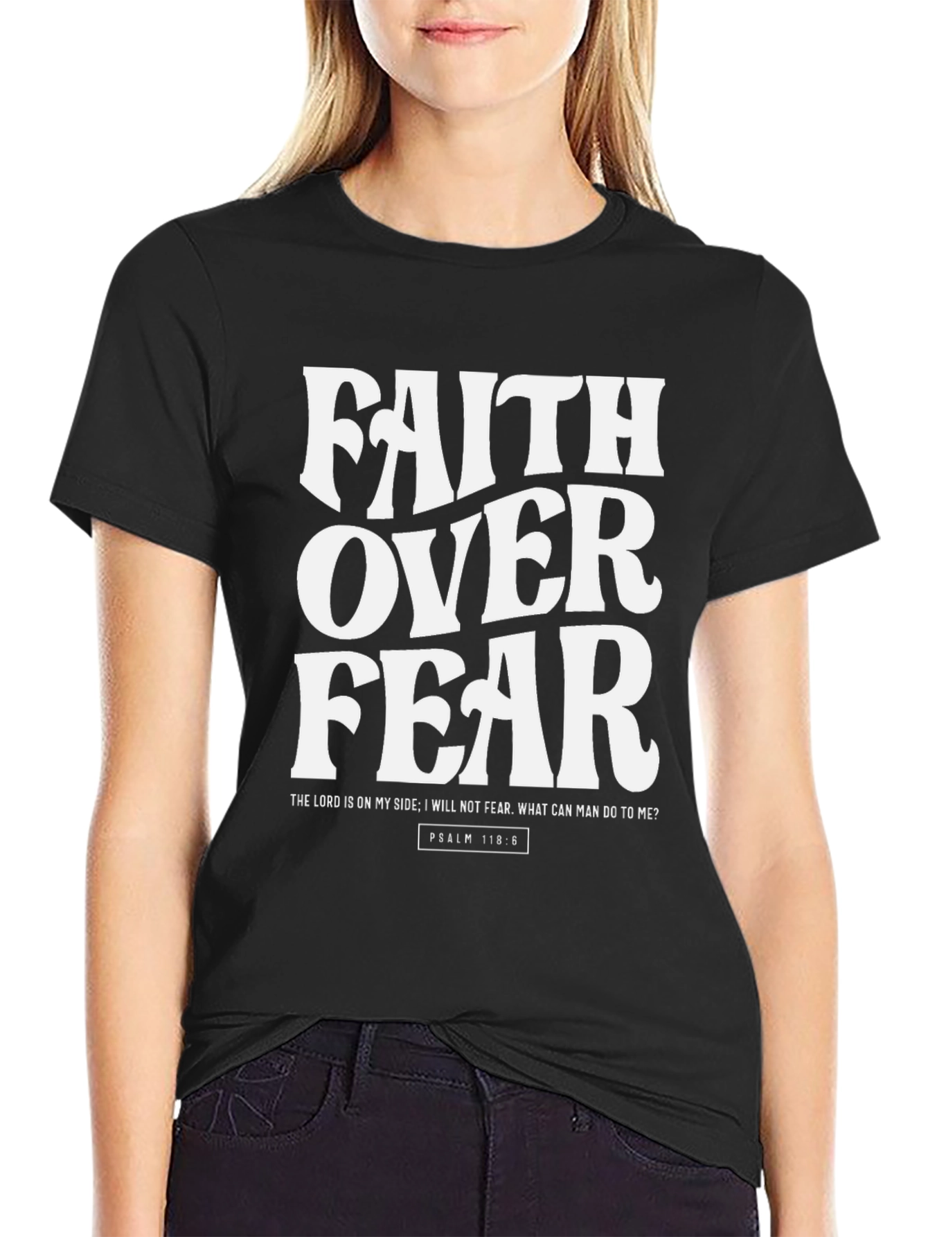 Faith Over Fear Christian T-Shirt