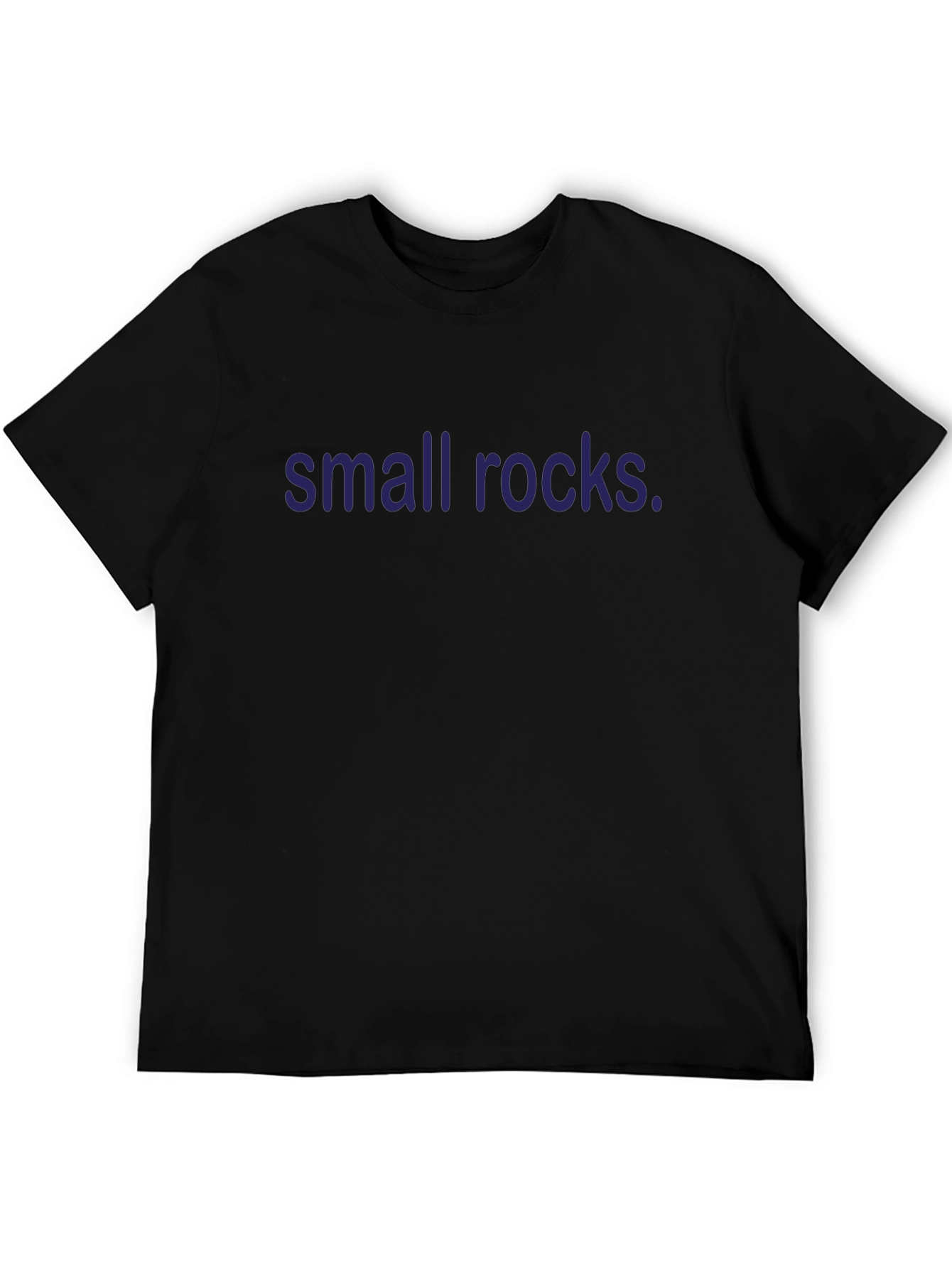 Small Rocks Graphic Tee - Dark Novelty T-Shirt