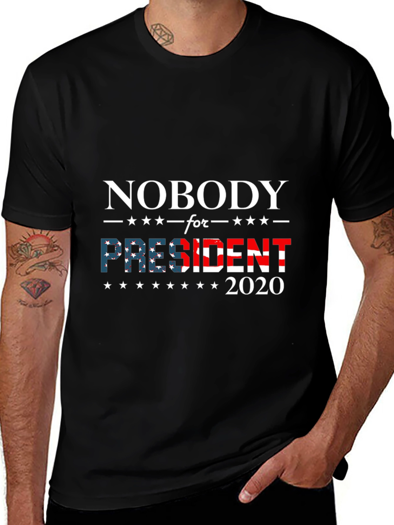 Nobody for President 2020 Graphic Tee