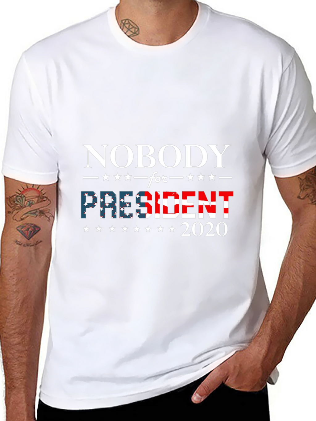 Nobody for President 2020 Graphic Tee