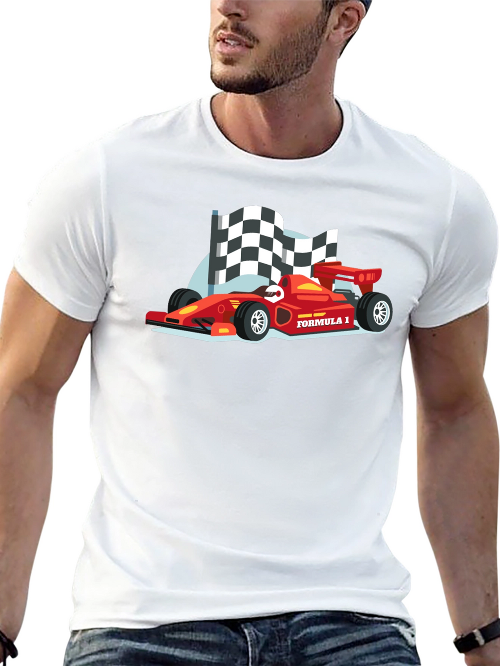 Formula 1 Racing Fan T-Shirt - Black