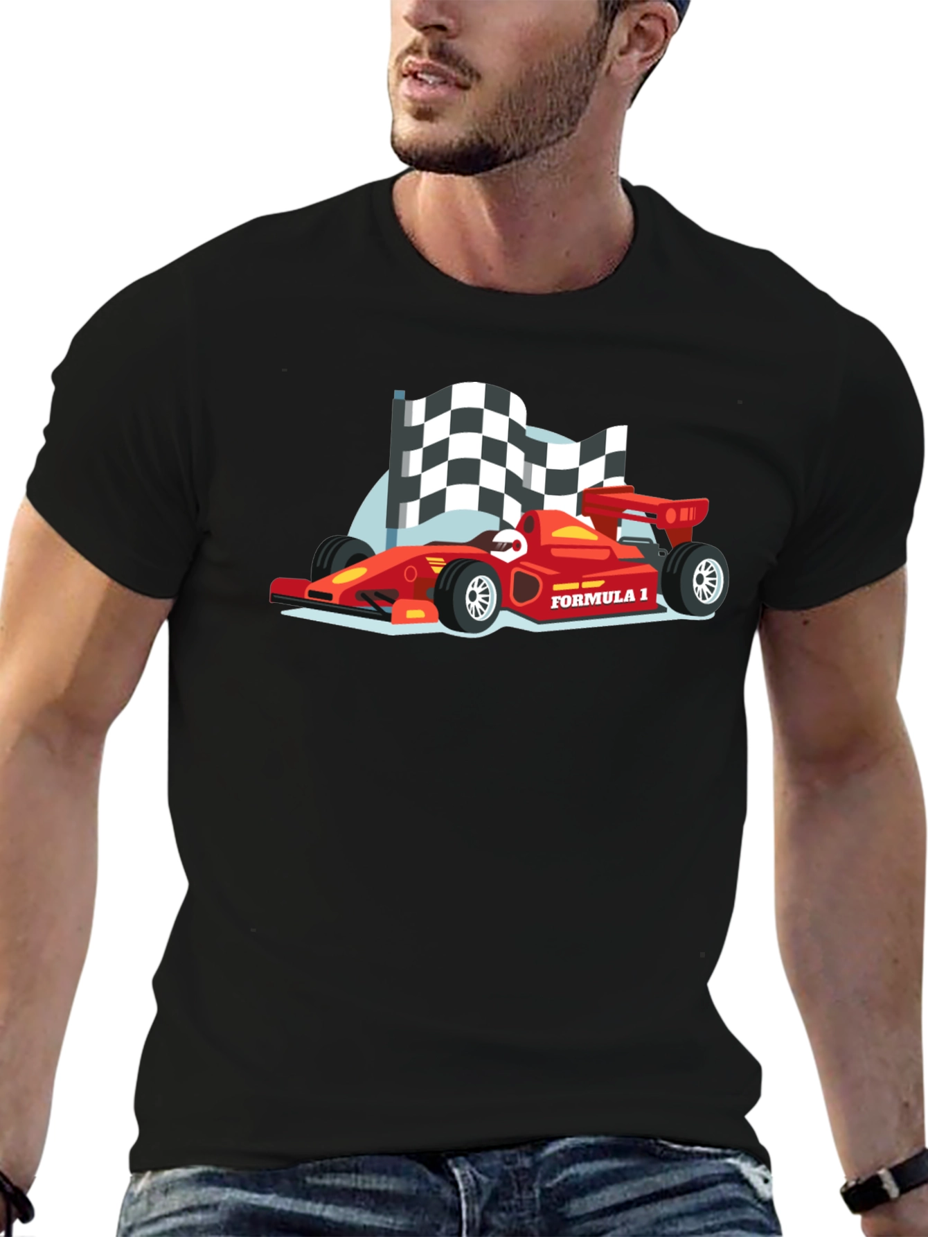 Formula 1 Racing Fan T-Shirt - Black