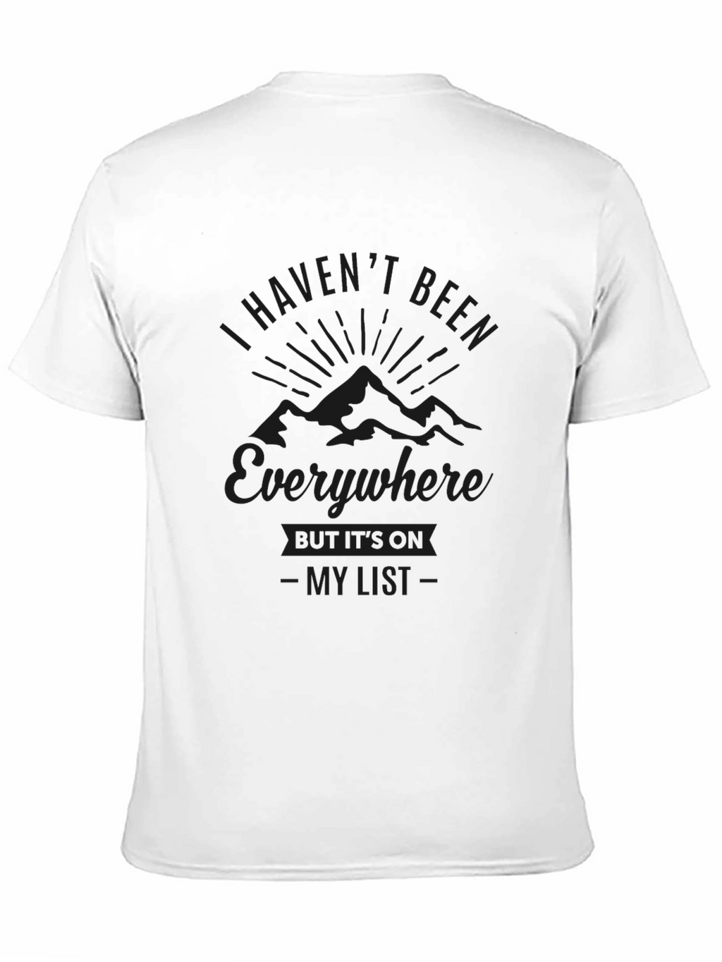 Travel Lovers Black T-Shirt