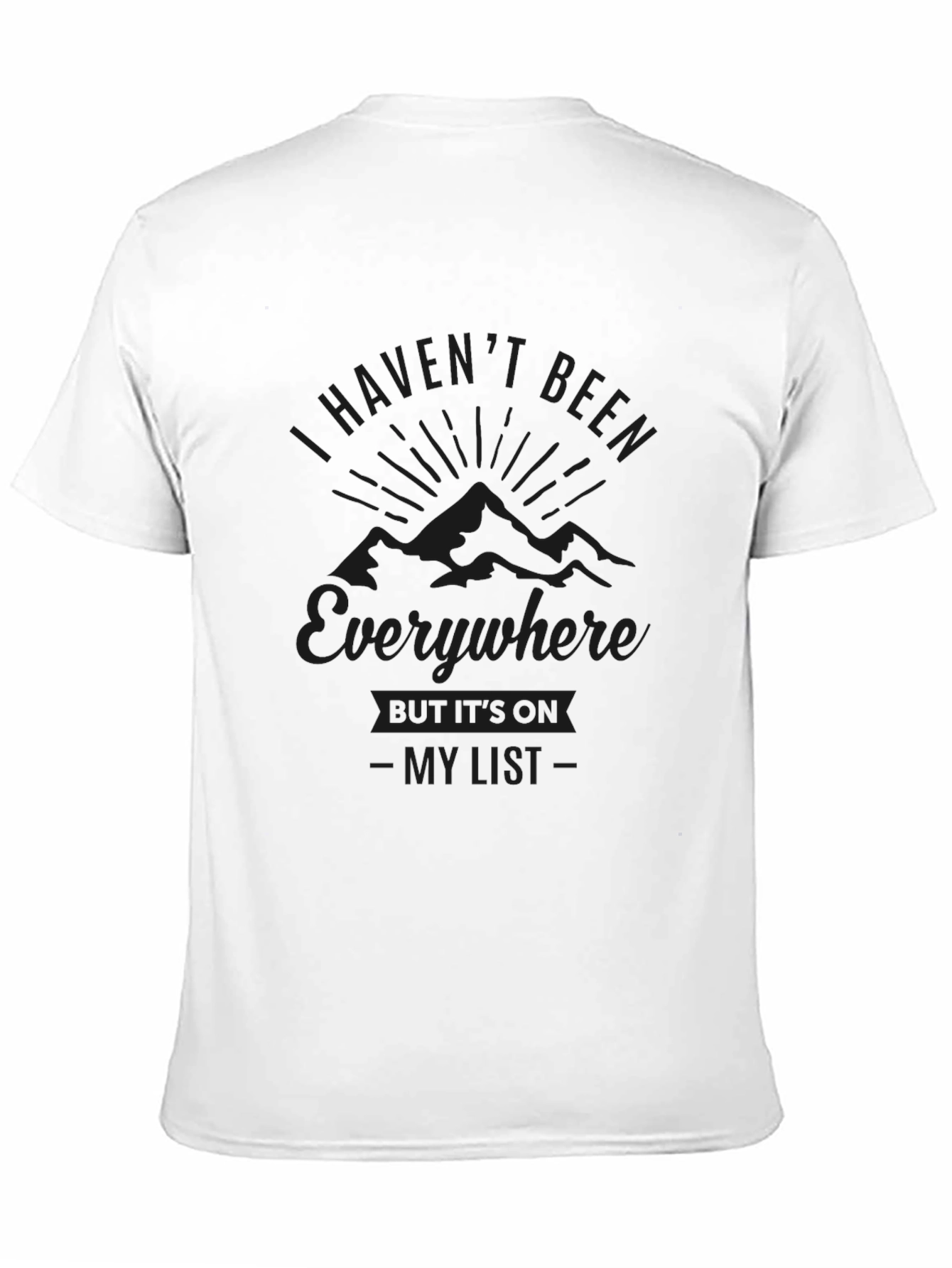 Travel Lovers Black T-Shirt