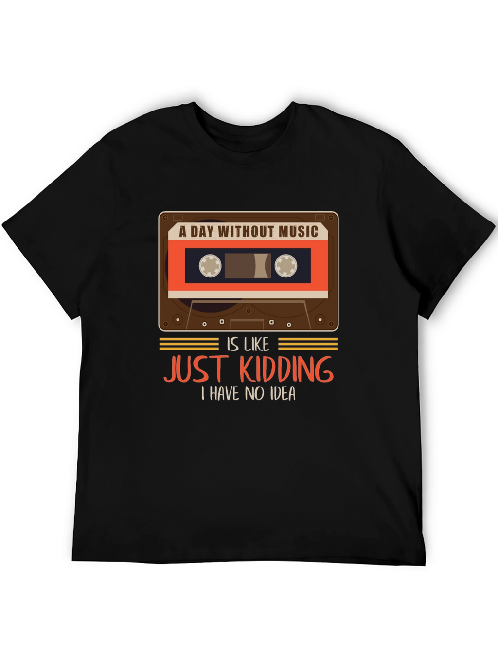 A Day Without Music T-Shirt Funny Music Lover Tee