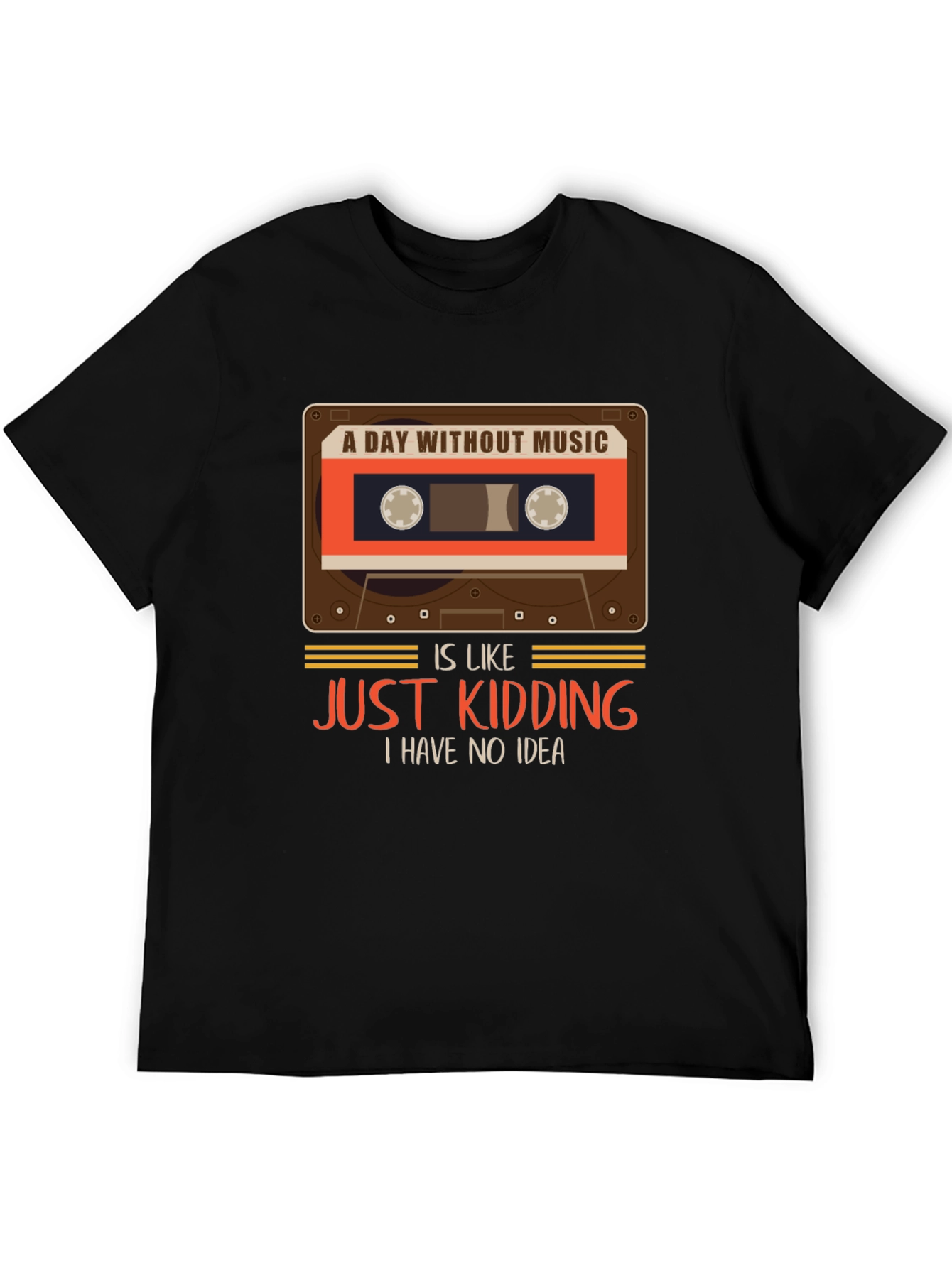 A Day Without Music T-Shirt Funny Music Lover Tee