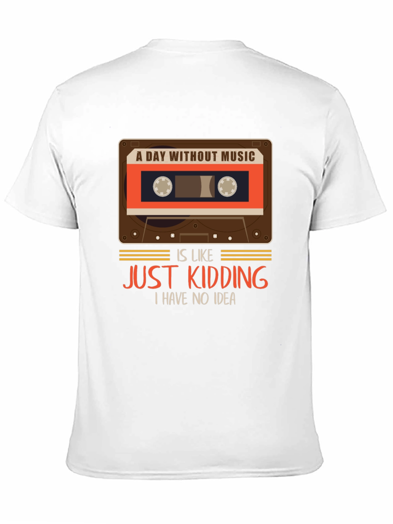 A Day Without Music T-Shirt Funny Music Lover Tee