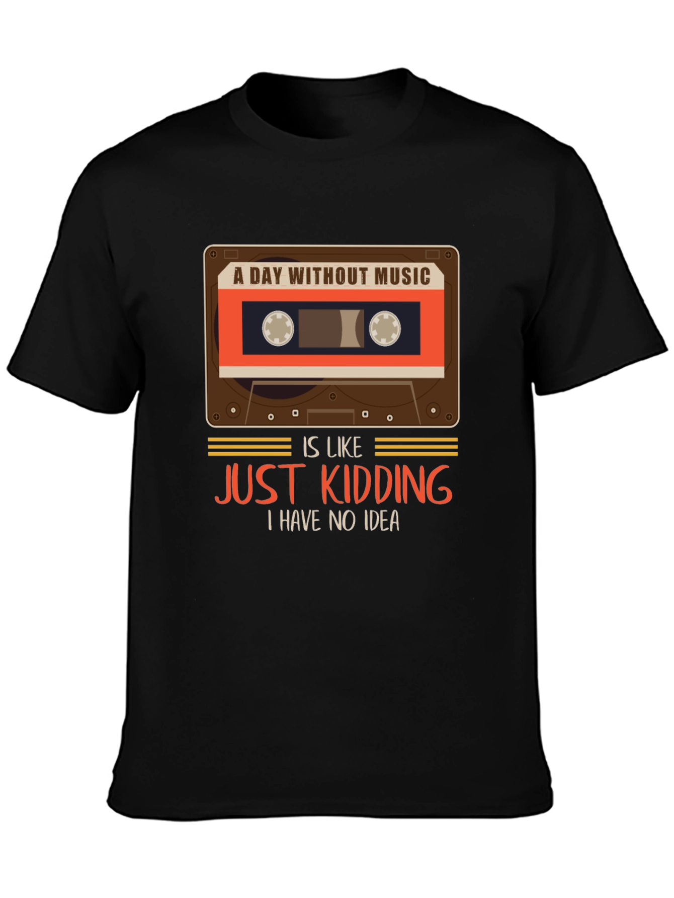 A Day Without Music T-Shirt Funny Music Lover Tee
