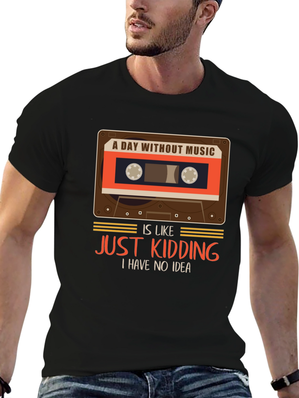 A Day Without Music T-Shirt Funny Music Lover Tee