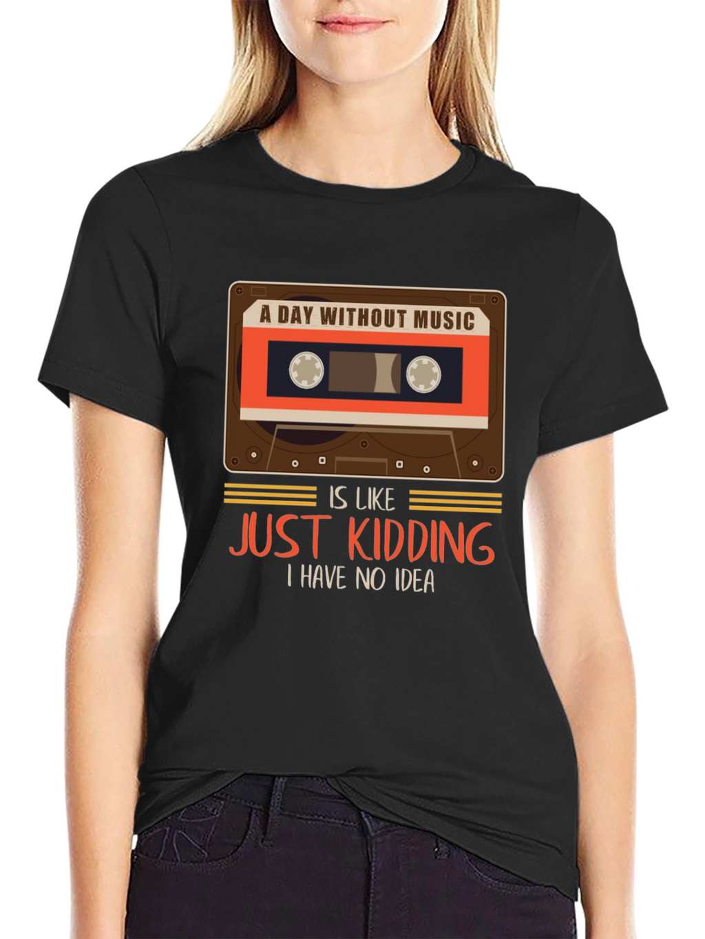A Day Without Music T-Shirt Funny Music Lover Tee