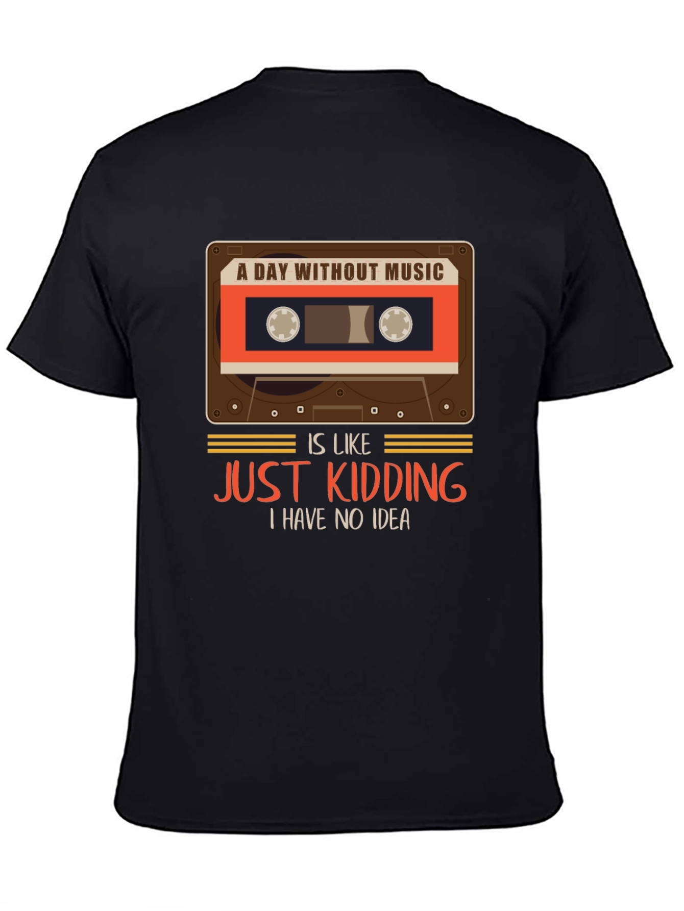 A Day Without Music T-Shirt Funny Music Lover Tee