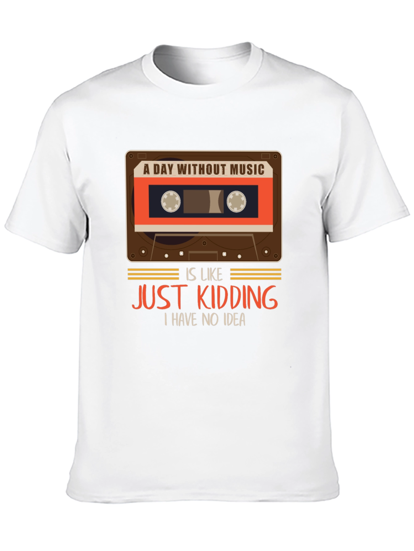 A Day Without Music T-Shirt Funny Music Lover Tee