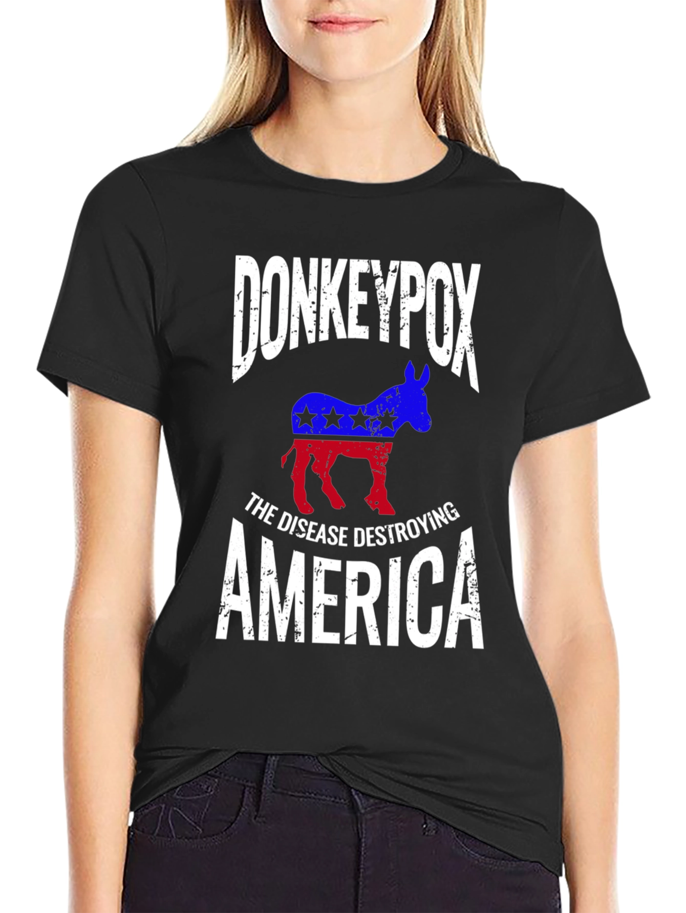 Donkeypox T-Shirt - The Disease Destroying America