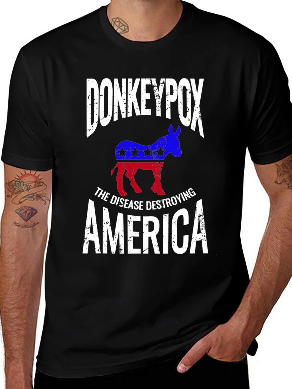 Donkeypox T-Shirt - The Disease Destroying America