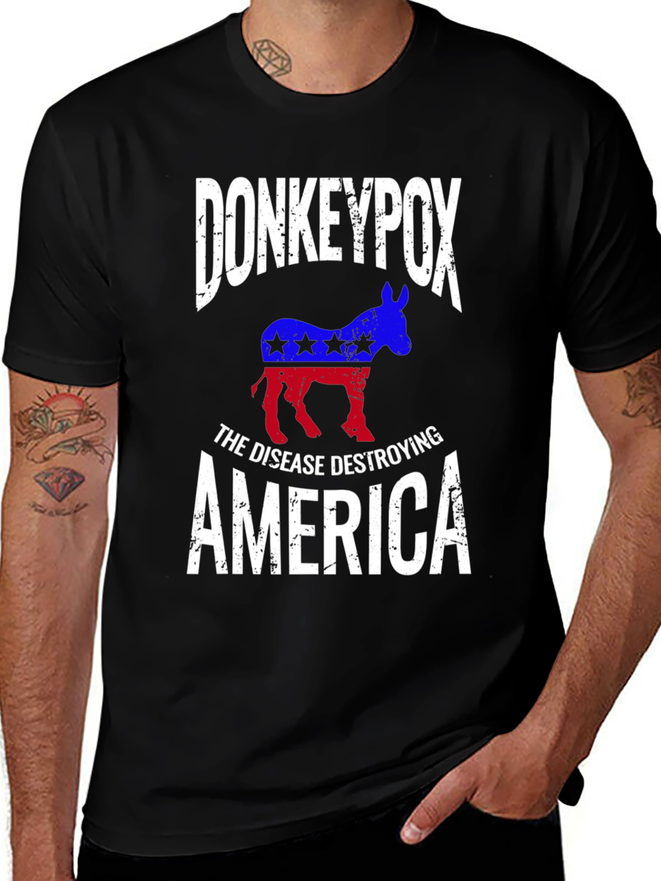 Donkeypox T-Shirt - The Disease Destroying America