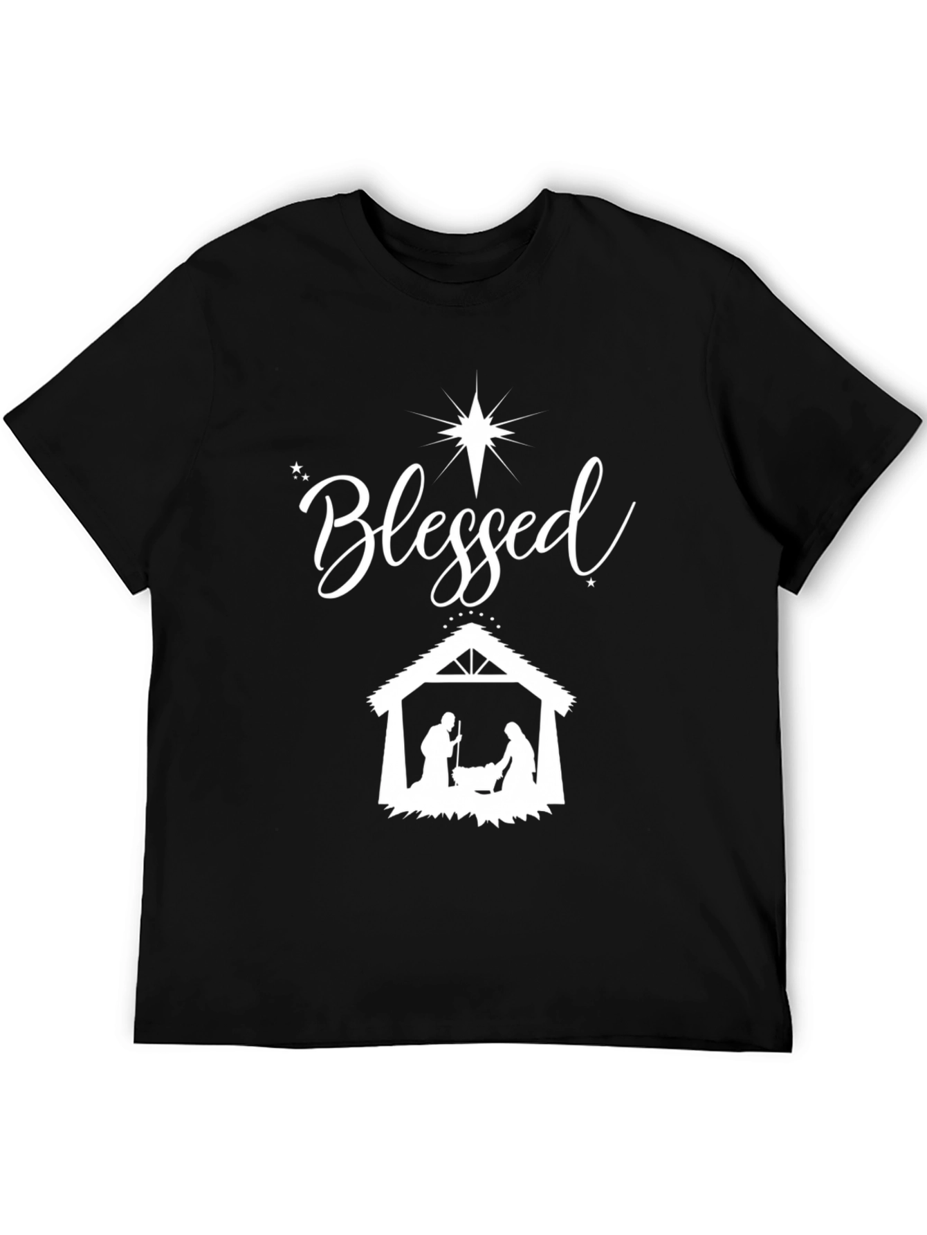 Blessed Nativity T-Shirt - Christian Christmas Tee