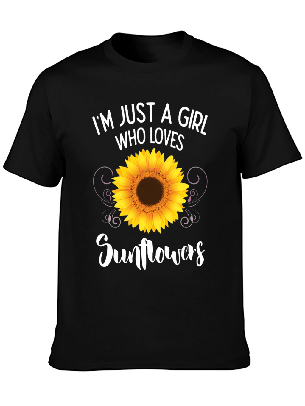 Sunflower Girl T-Shirt - Love Sunflowers!