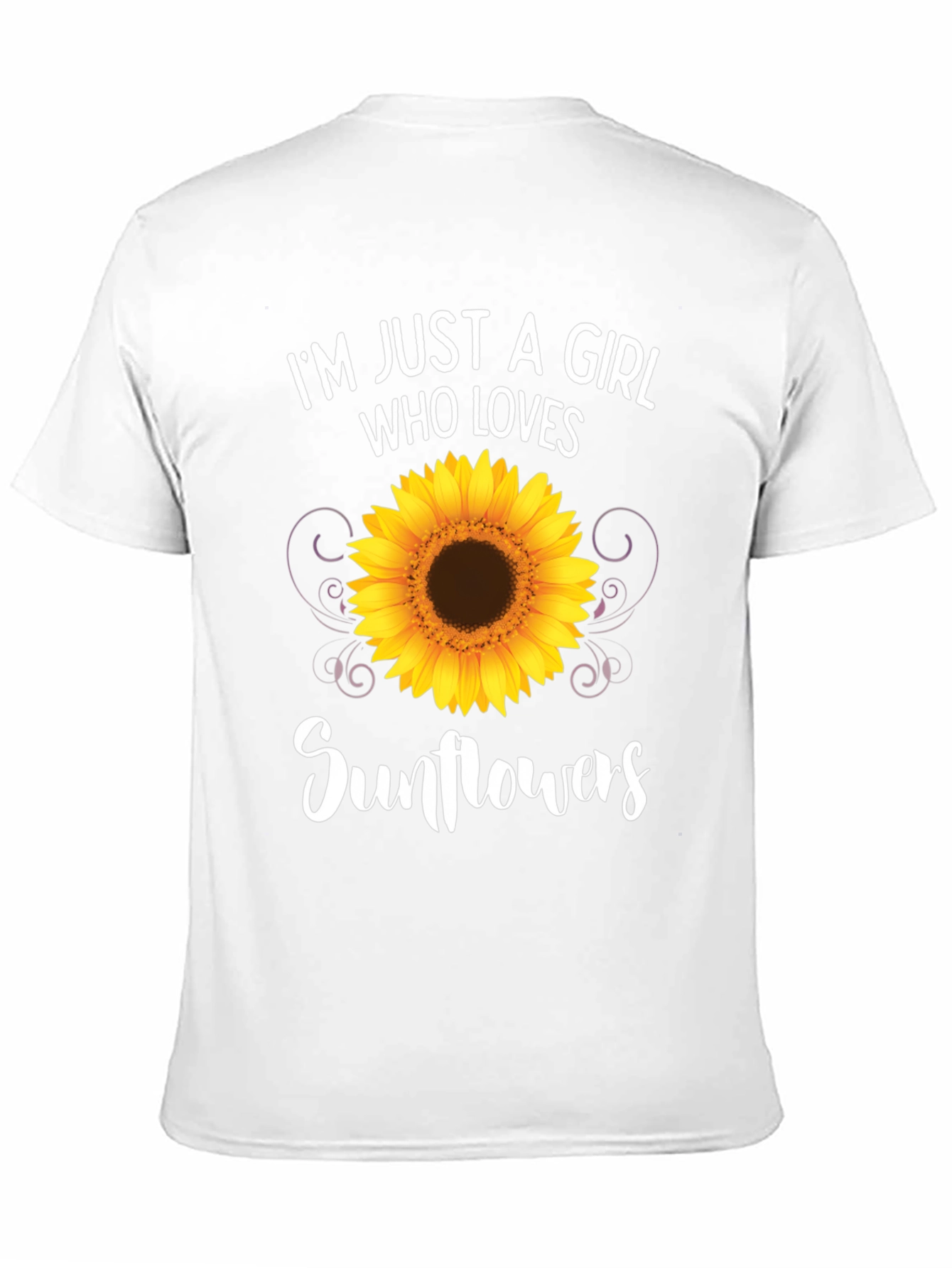 Sunflower Girl T-Shirt - Love Sunflowers!