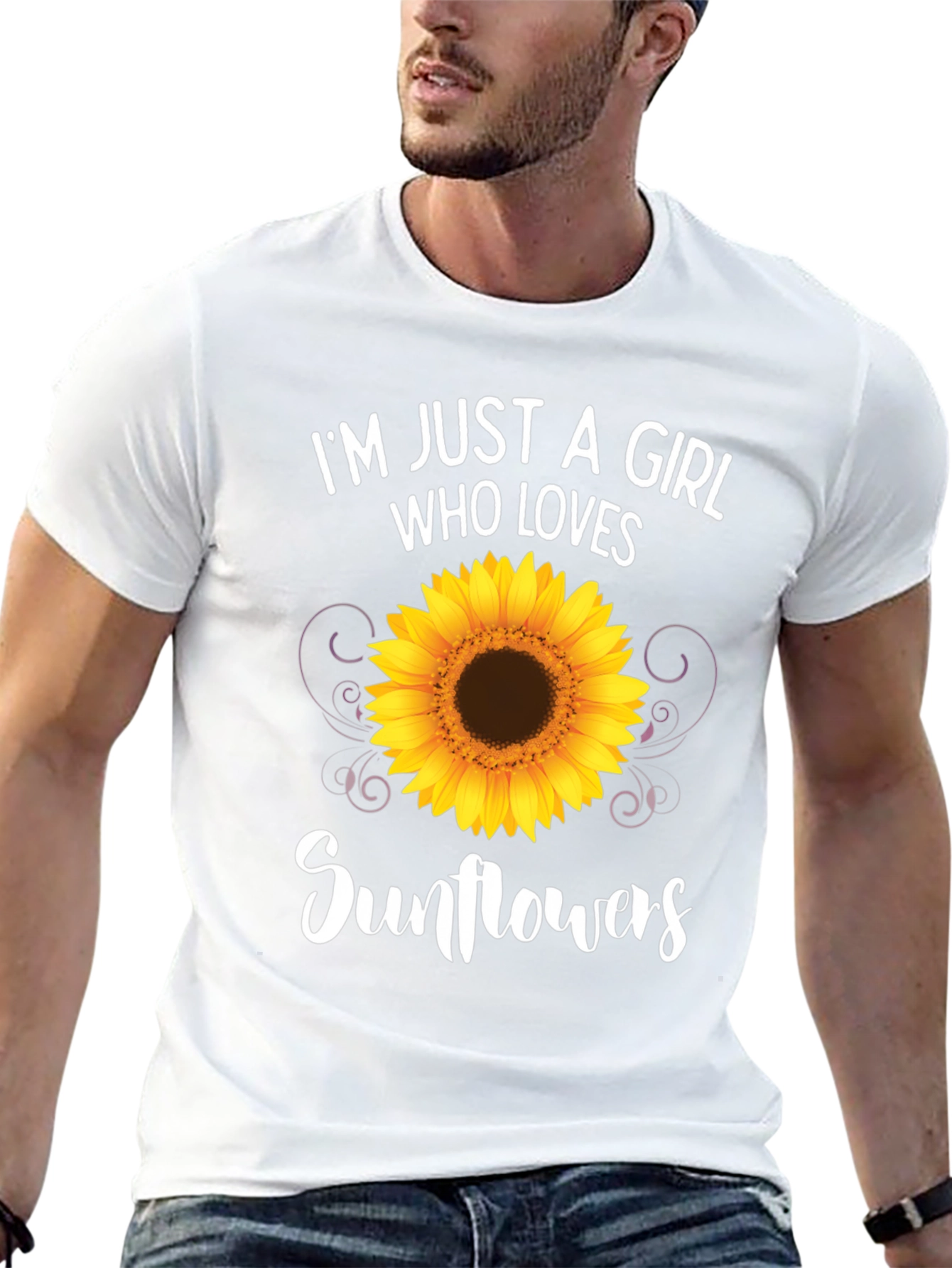 Sunflower Girl T-Shirt - Love Sunflowers!